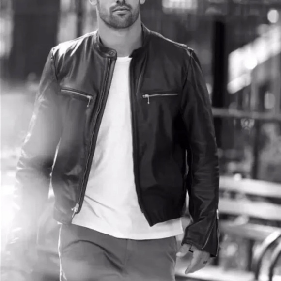 Rag and Bone Black Leather Jacket Duke Small Moto Racer New - Picture 4 of 10